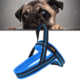 Pet Dogs A7 Reflective Polyester Chest Harness Lead Leash Traction Big Dogs Safety Chain Rope Collar, Size: S, 2.0*50*62cm